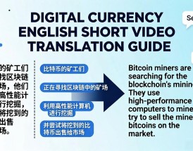 数字货币英文短视频精准翻译指南
