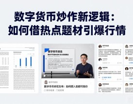 数字货币炒作新逻辑：如何借热点题材引爆行情