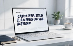 马克数字货币引流实战：低成本日获客50+精准数字币客户