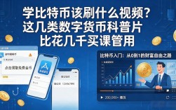 学比特币该刷什么视频？这几类数字货币科普片比花几千买课管用