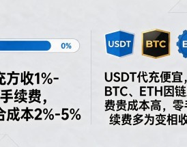 找数字货币代充到底花多少钱？手续费、到账速度一次说透