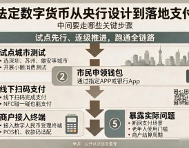 法定数字货币从央行设计到落地支付，中间要走哪些关键步骤