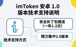 imToken安卓1.0版本如何获取技术支持，更新频率咋样