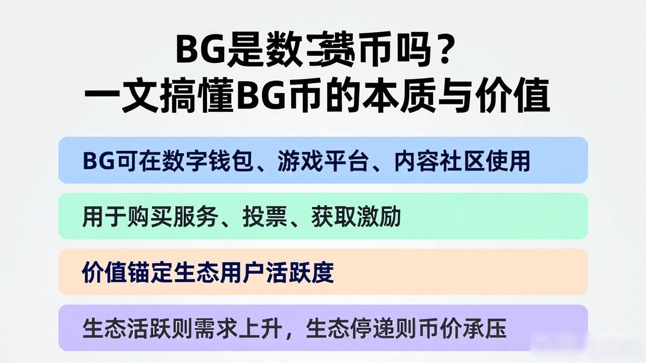 bg是数字货币_BG数字货币与主流加密货币的区别_BG数字货币的运行逻辑与价值锚定