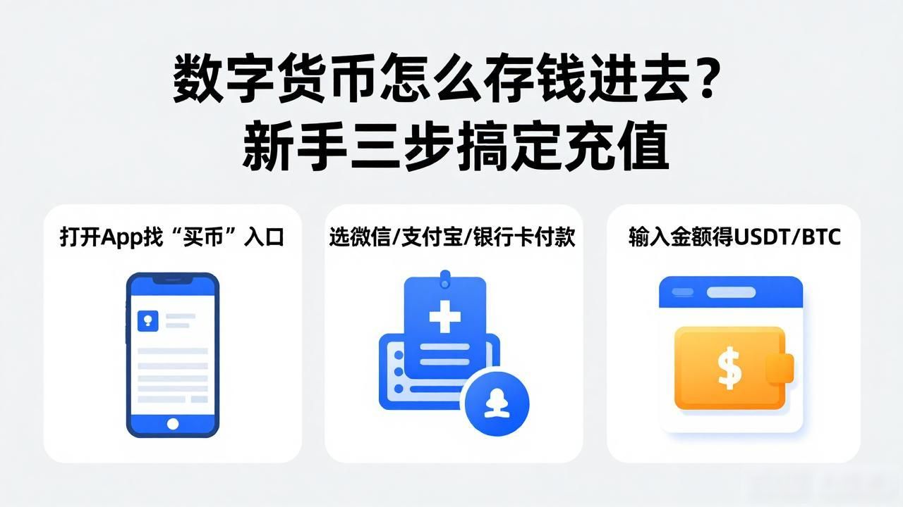 数字货币怎么存钱进去_数字货币交易平台注册及买币划转_数字货币人民币换币流程