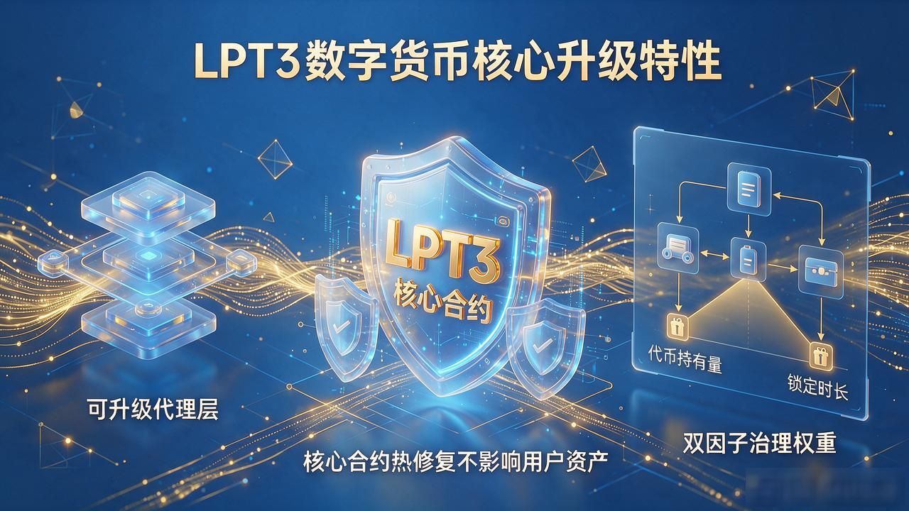 lpt3数字货币_LPT3流动性池代币机制_DeFi LPT3收益分配与合约安全升级