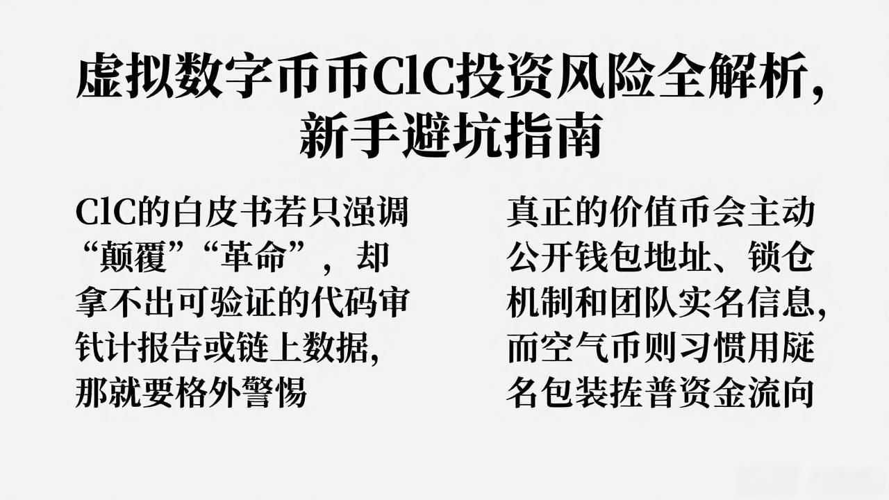 ClC虚拟数字货币_虚拟数字货币ClC_ClC项目方资产价值分析