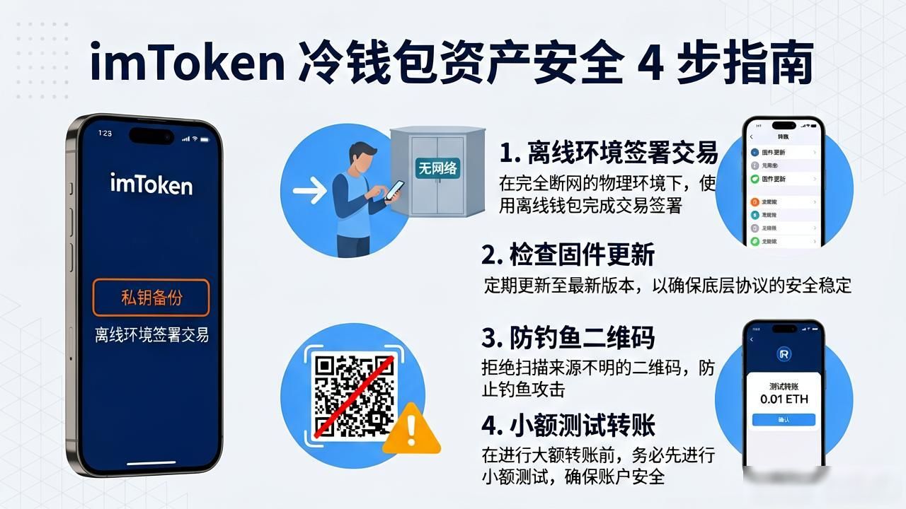 备份助记词安全存储方法_如何维护imToken冷钱包的资金安全与稳定？_imToken冷钱包私钥保管