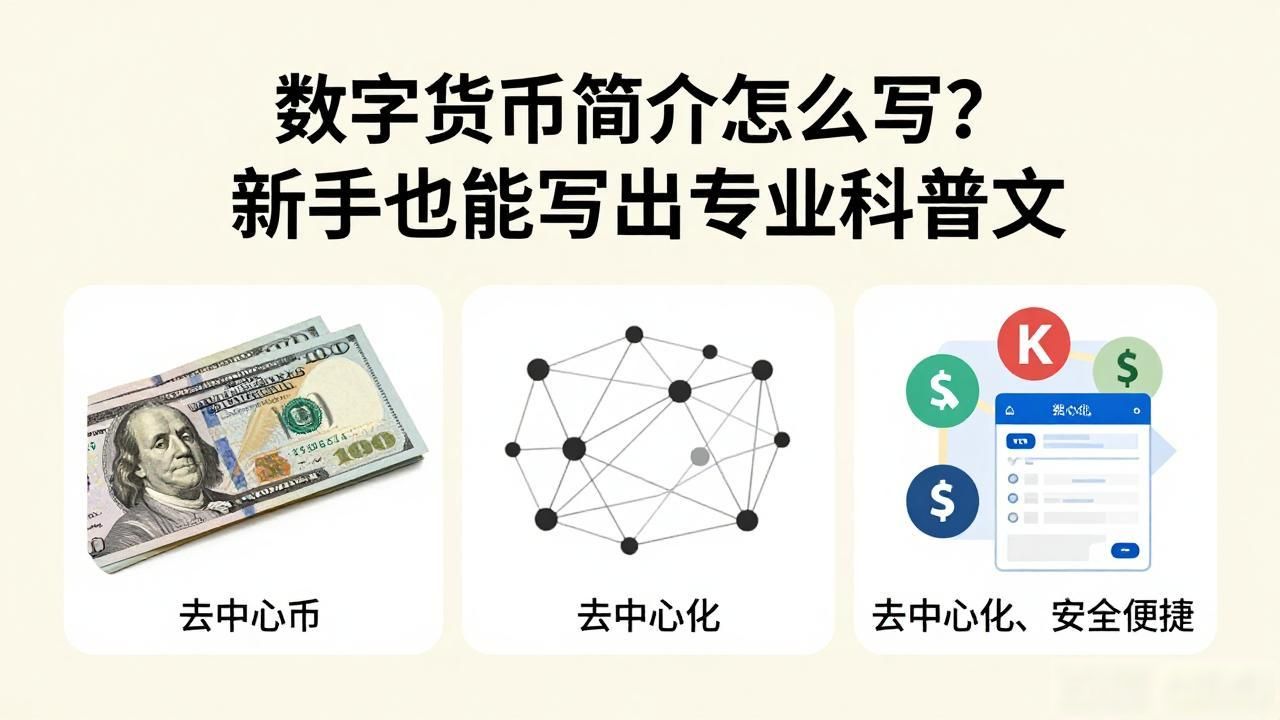 数字货币简介写作方法_数字货币核心特点介绍_数字化货币简介怎么写