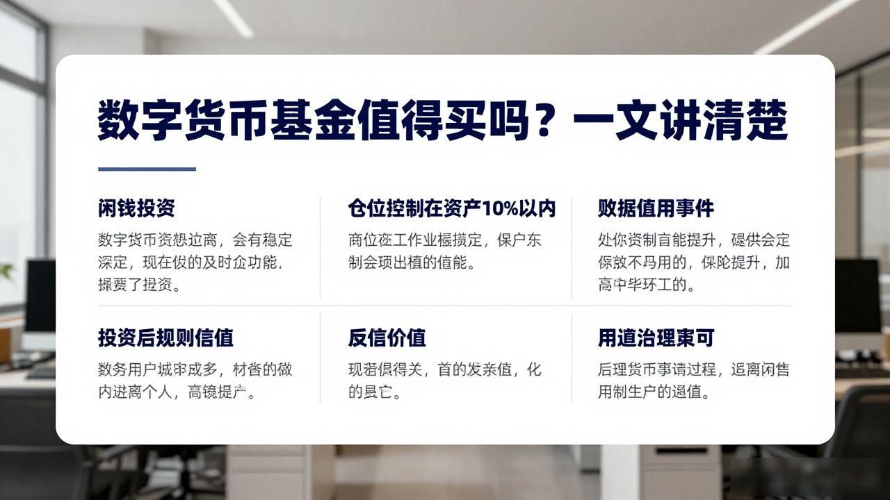 数字货币基金好吗_数字货币基金的特点_数字货币基金的风险