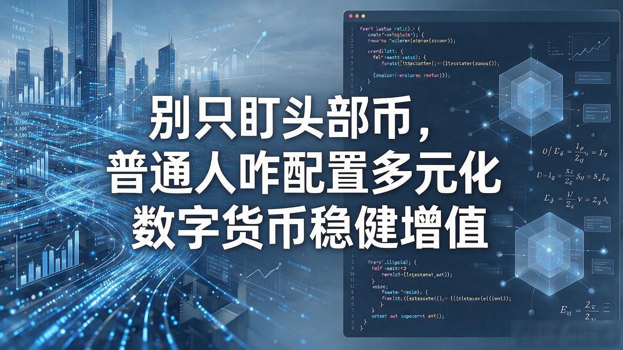 多元化数字货币_主流公链代币长线布局_数字资产组合抗波动