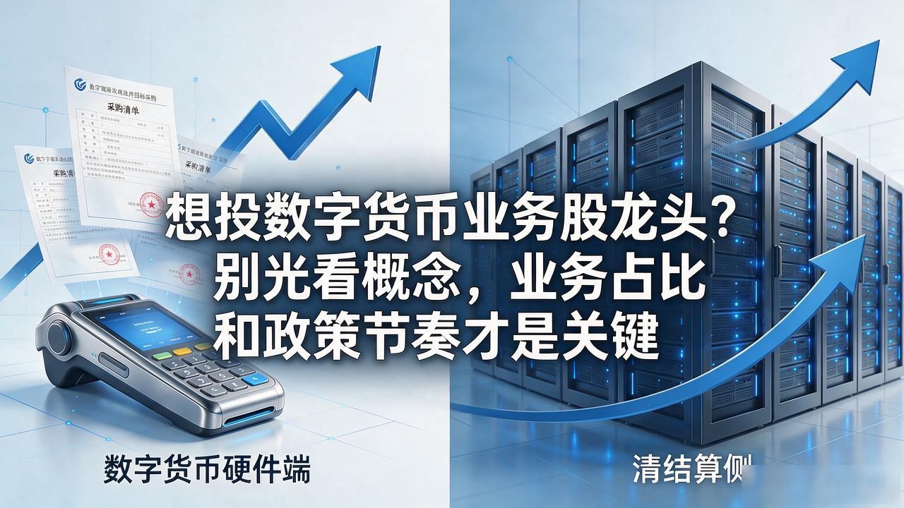 数字货币业务股龙头_数字人民币龙头辨别_业务占比筛选标准
