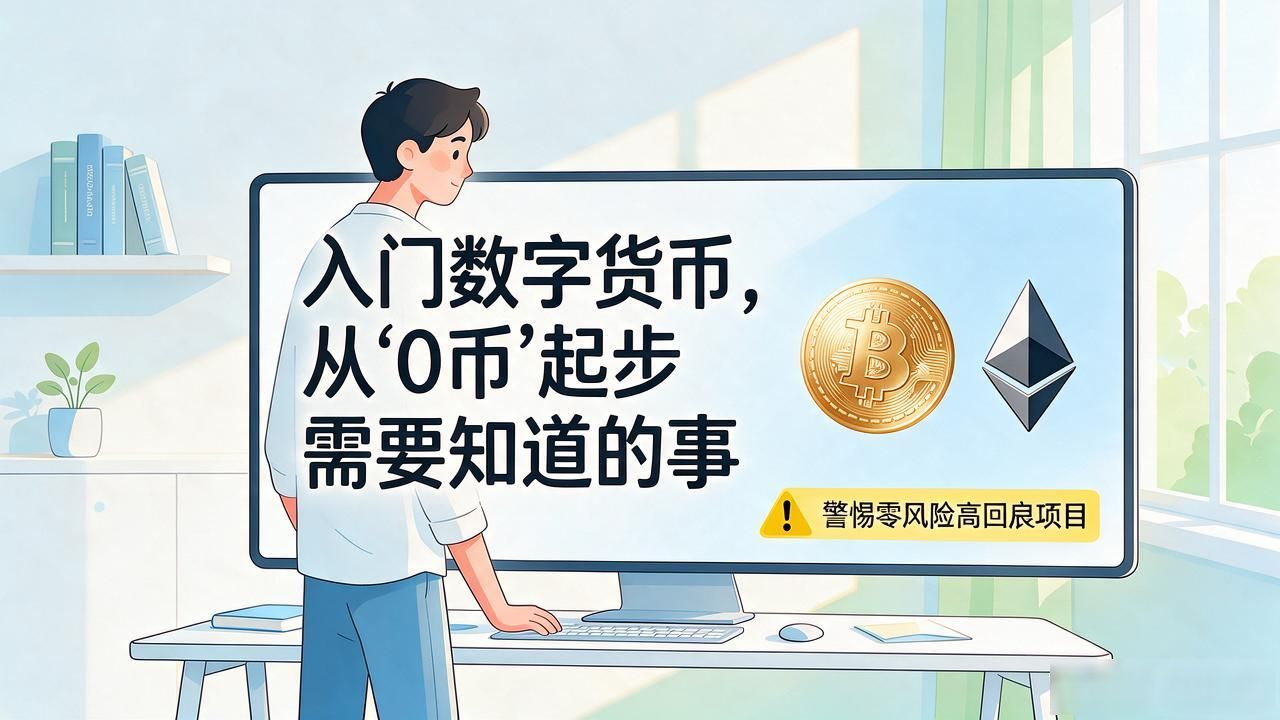 零成本参与数字货币的方法_数字货币0币_新手了解数字资产的入门路径