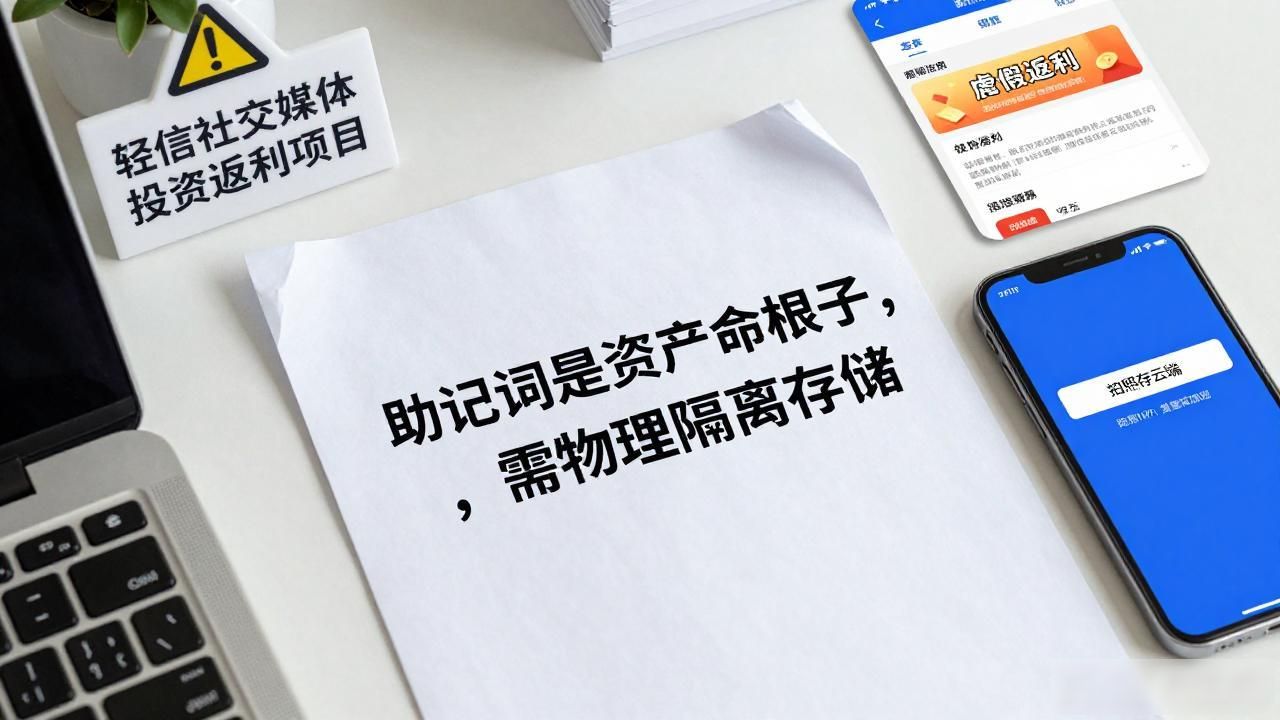 imtoken助记词安全存储方法_imtoken窃取_imtoken窃取常见手段