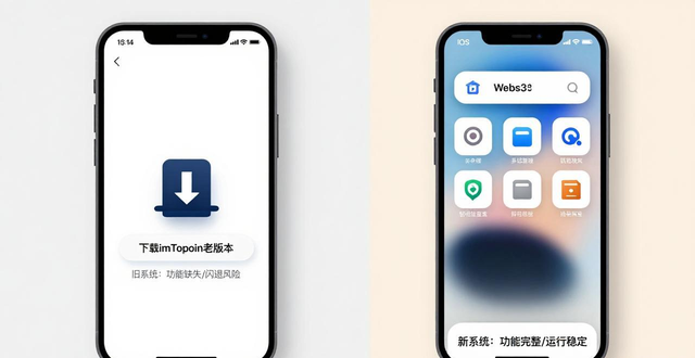 iso新旧版本区别_ios跟新_新旧苹果系统imToken最新苹果下载对比
