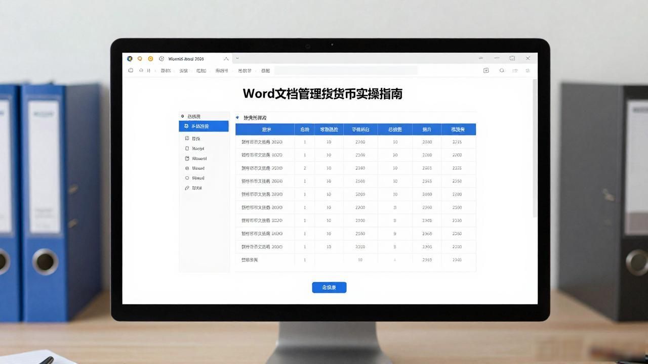 Word文档管理数字货币_记录交易明细Word教程_word文档数字货币怎么操作
