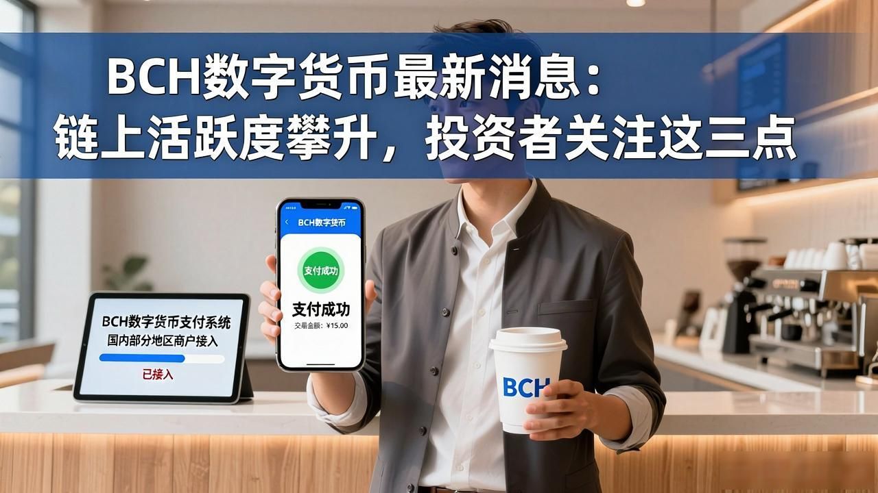 bch数字货币新消息_比特币现金BCH链上活跃转账上升对中期行情的影响_BCH商户支付场景落地进展