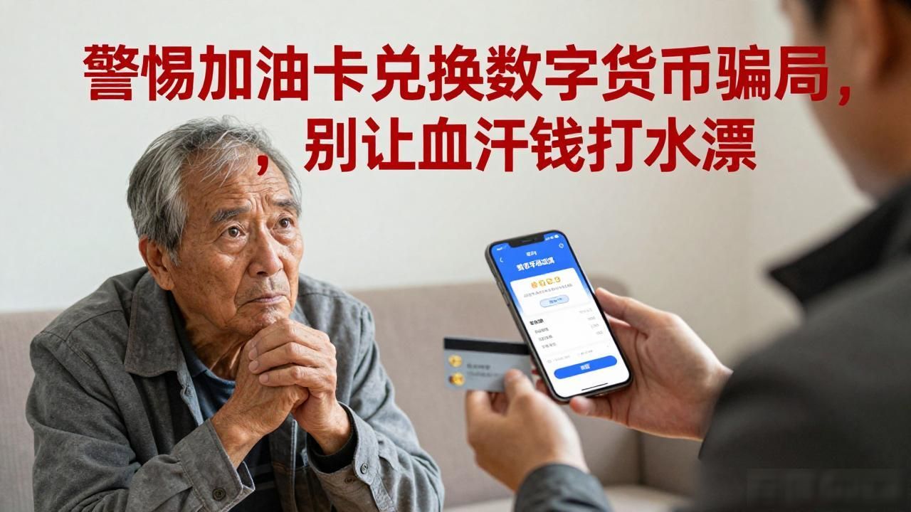 加油卡充值数字货币骗局_虚假平台返利陷阱_加油卡数字货币骗局