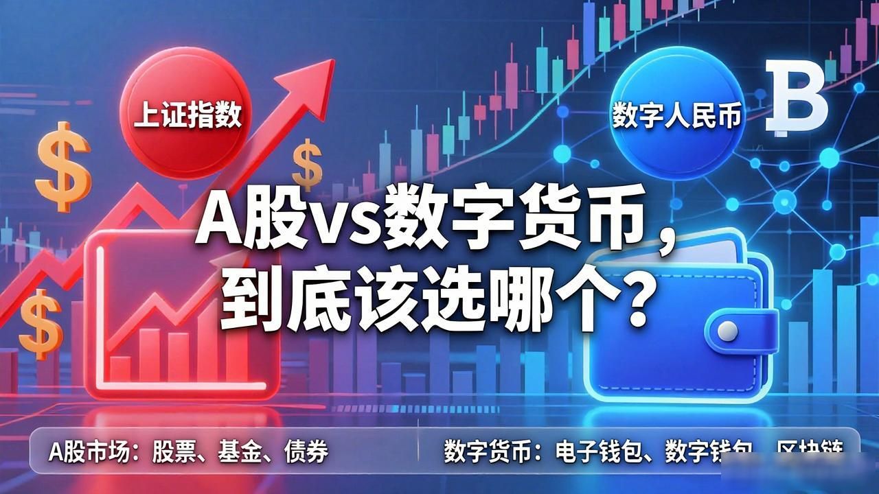 A股和数字货币哪个更适合投资 如何根据自身情况选择A股或数字货币 投资A股和数字货币的底层逻辑差异_a股和数字货币哪个好