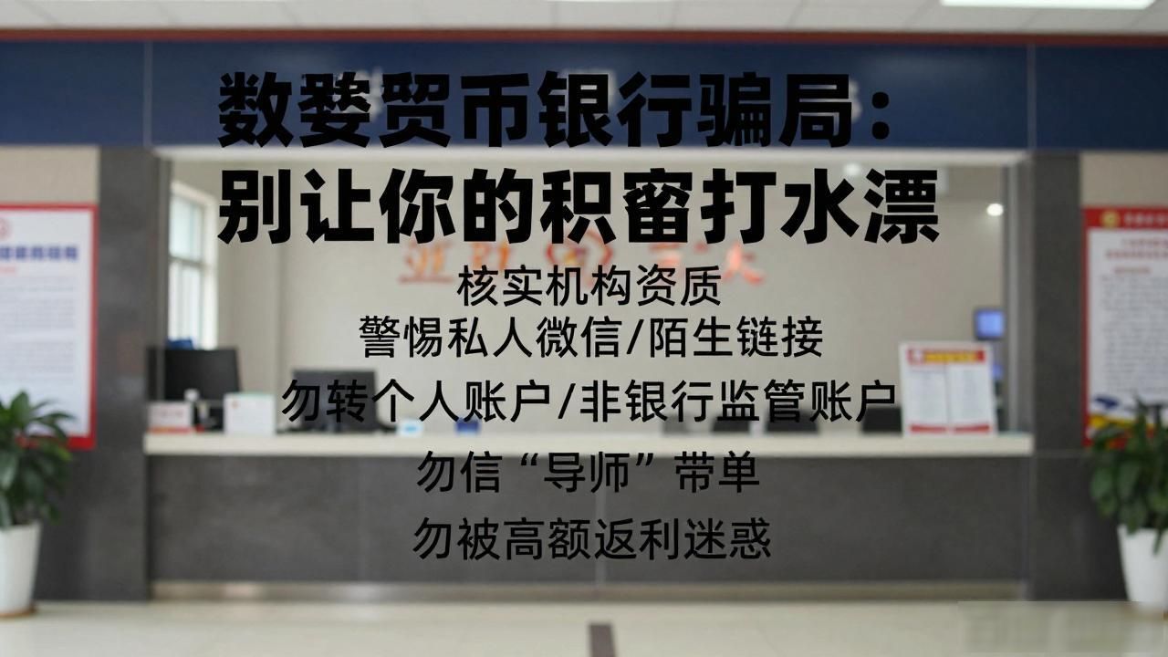 数字货币银行骗局_高收益陷阱识别_银行数字货币投资骗局