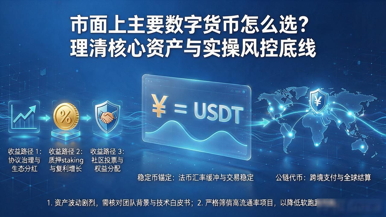 市面上主要数字货币_加密市场资产配置与风险控制_数字货币长期储值策略