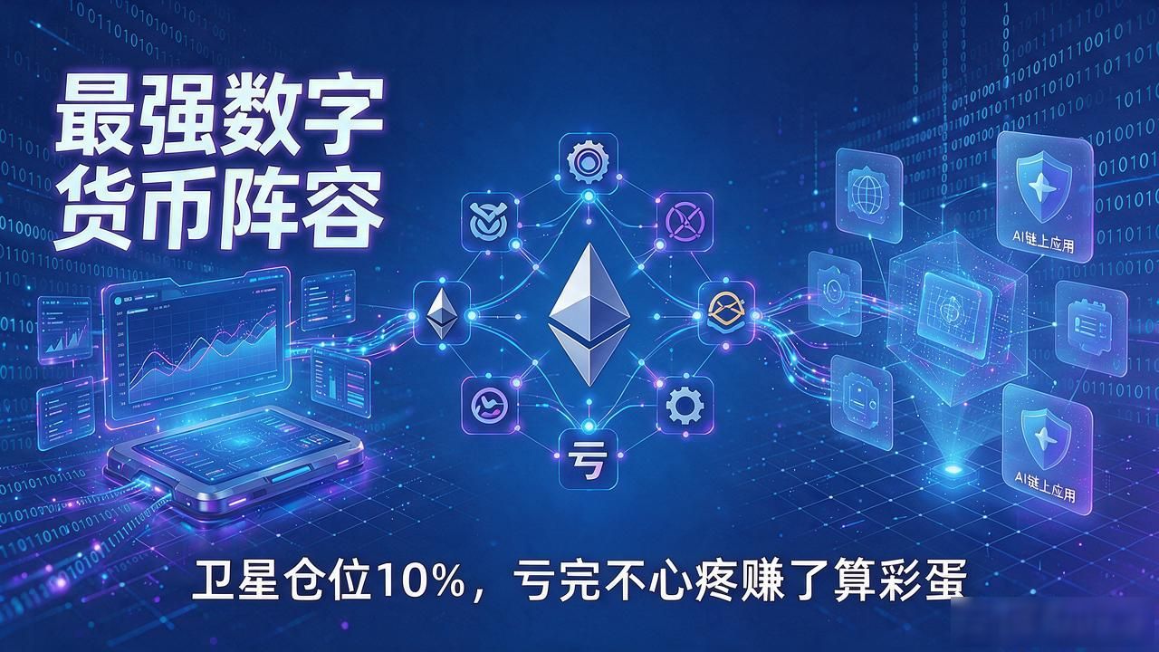 数字货币投资组合仓位分层策略_BTC ETH SOL资产配置比例_最强数字货币阵容