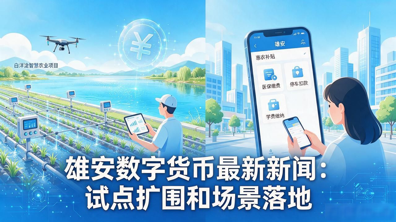 数字人民币雄安试点_数字人民币雄安应用场景_雄安数字货币最新新闻
