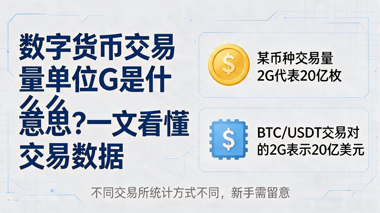 数字货币交易量单位g什么意思_数字货币成交量G代表什么_加密货币交易量中G单位含义