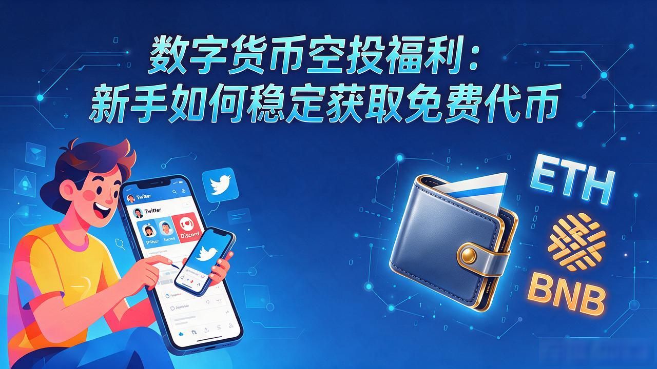 区块链项目免费代币空投参与方法_零成本学习加密货币的数字货币空投机会_福利数字货币空投