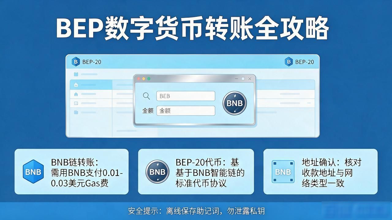 BNB智能链低手续费代币_BEP-20代币使用方法_bep数字货币