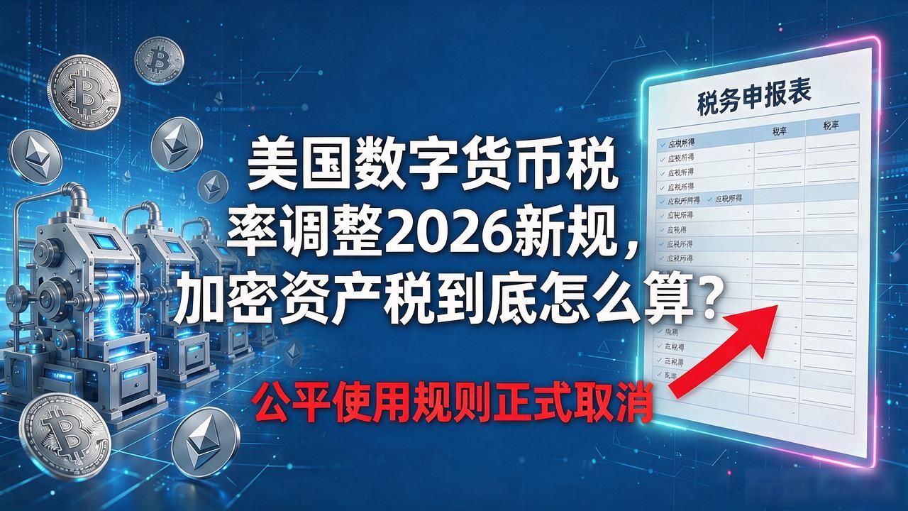 短期资本利得税调整_美国数字货币税率调整_2026年美国加密货币税务变化