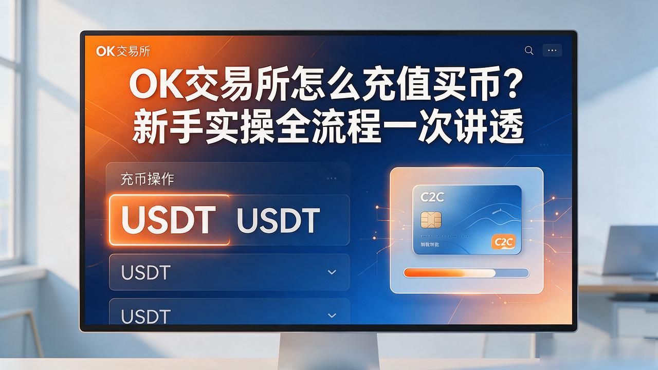ok交易所如何充值购买数字货币_OK交易所新手注册实名认证流程_USDT充值C2C交易避坑指南