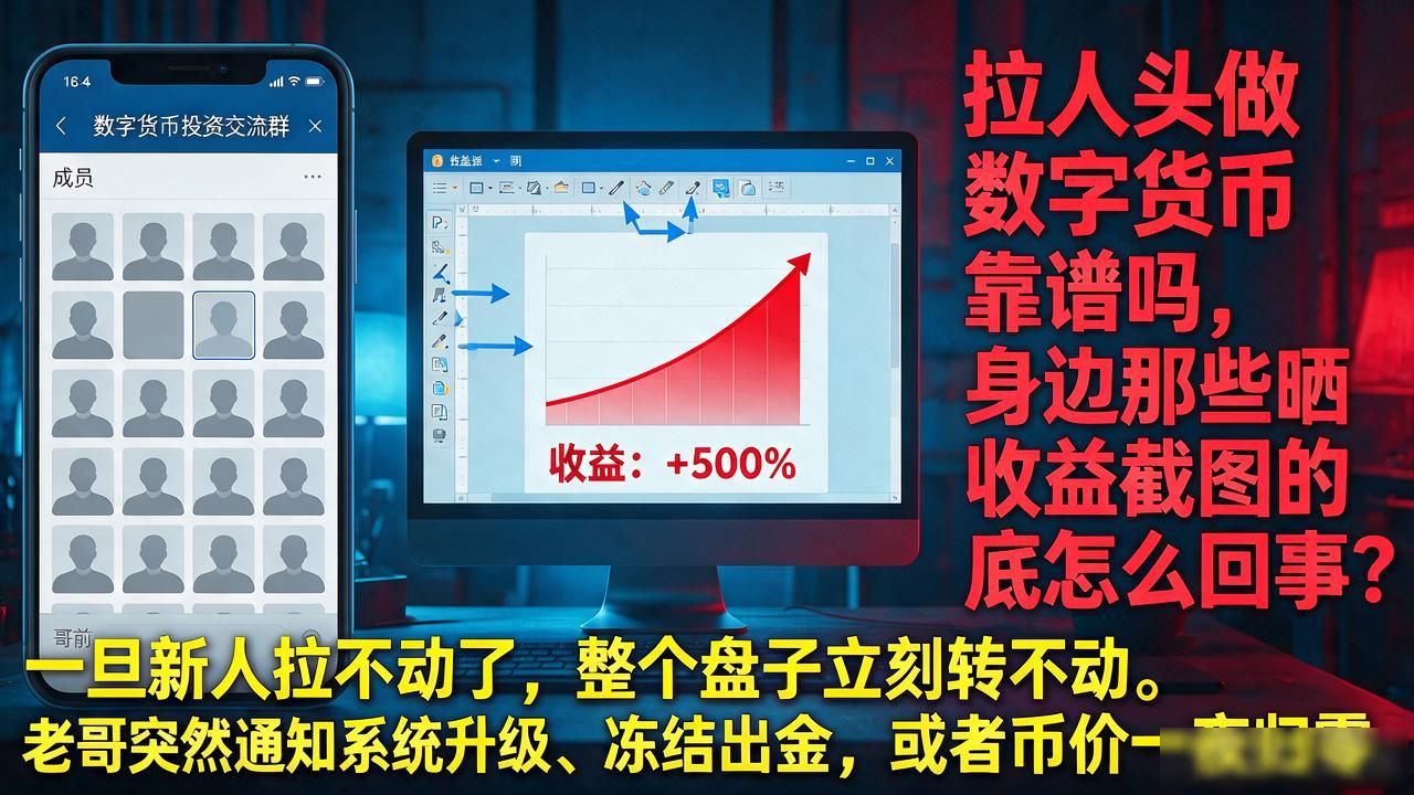 币圈拉人头骗局_数字货币传销识别_拉人头做数字货币