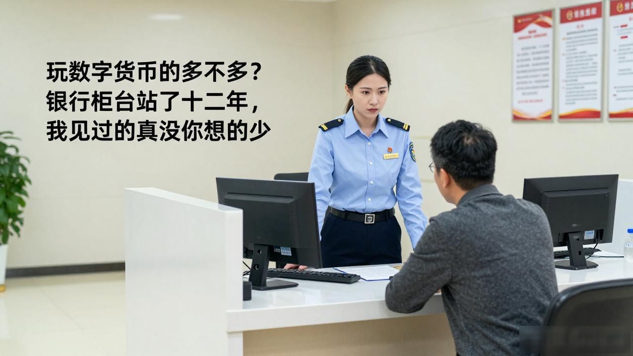 银行柜台数字货币咨询比例_玩数字货币多不多_年轻人取现补仓比特币